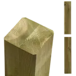 Plus Cubic 17963-1 trykimp. Drager 90x90 mm længde 369 cm