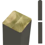 Plus Omlimet stolpe  9x9x238 cm