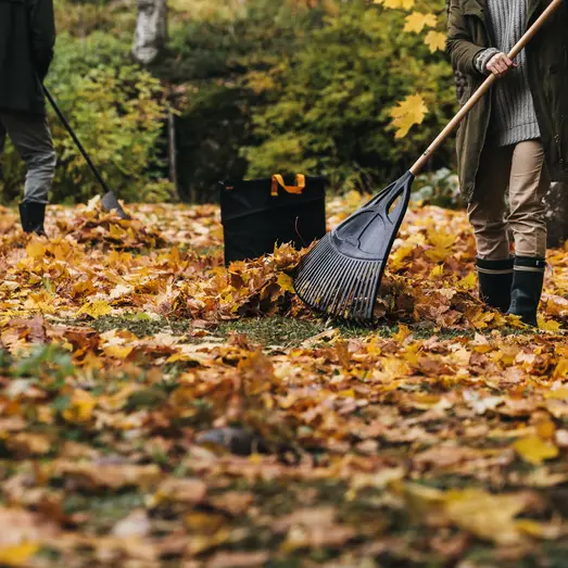 Fiskars løvrive sort XL