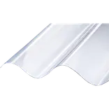 Rodena PVC B5 klar ovenlysplade, 1000 x 1220 mm