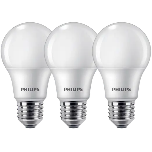 Philips E27 LED pære 40W 3-pak