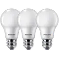 Philips E27 LED pære 40W 3-pak