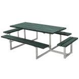 Plus Basic bord/bænkesæt med 2 påbygninger 260 cm