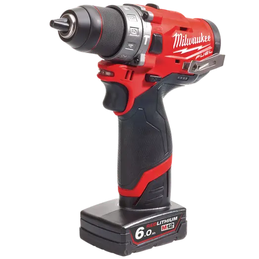 Milwaukee M12 FDP-602X 12V Fuel slagboremaskine 2x 6.0 batterier og lader