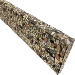 Terrazzo sokkelliste stockholm slebet overflade med fas 40x1,5x7,5 cm