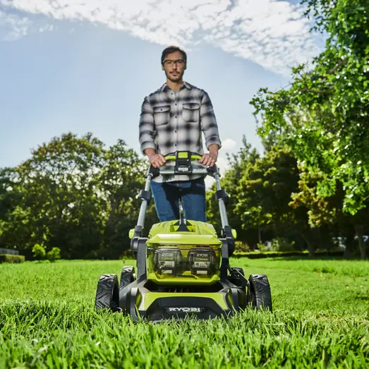 Ryobi RY36LMX46A 36V plæneklipper 1x5,0Ah batteri og lader