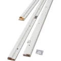 Swedoor +Karm hvid fyr 786 x 2089 mm u/bundstykke