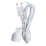Adaptorkabel m/børnesikring 2 m hvid