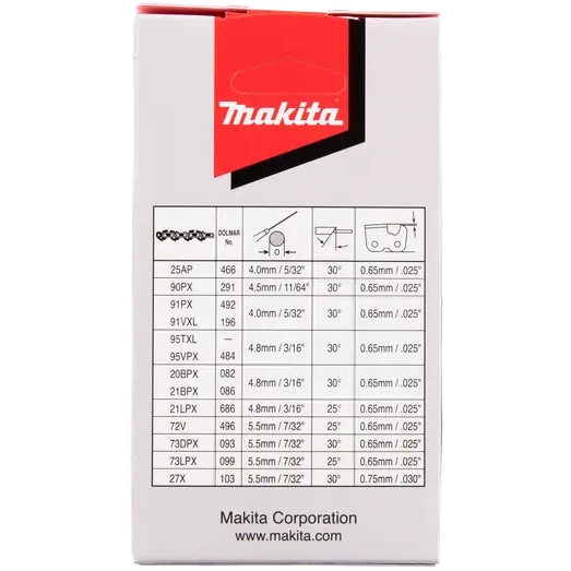 Makita 191H08-4 kædesavskæde 3/8" 40 led