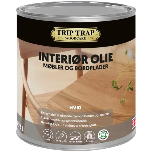 Trip Trap Interiørolie Hvid