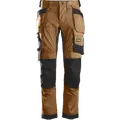 Snickers AllroundWork stretchbukser brun/sort