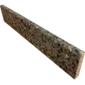 Terrazzo sokkellister caracas slebet overflade og top med fas 40x1,5x7,5 cm