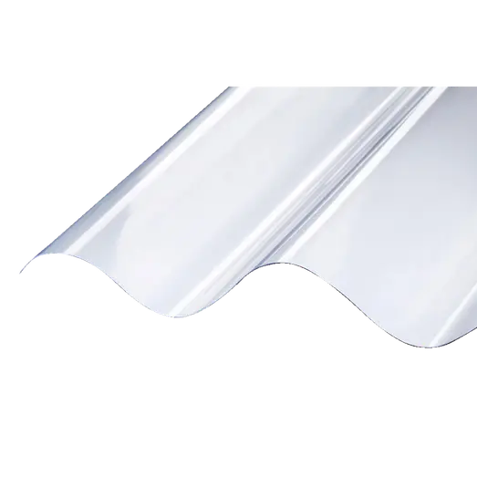 Rodena PVC B5 klar ovenlysplade, 1000 x 1220 mm