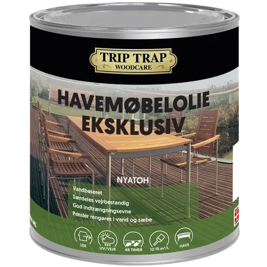 Trip Trap havemøbelolie eksklusiv nyatoh