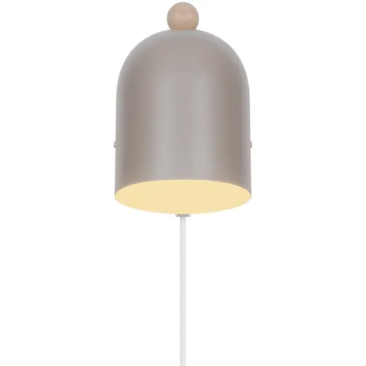 Nordlux væglampe Gaston lysebrun