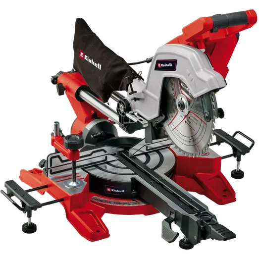 Einhell TE-SM 10 L DUAL kap-/geringssav m/udtræk, Ø254 mm - 2100W