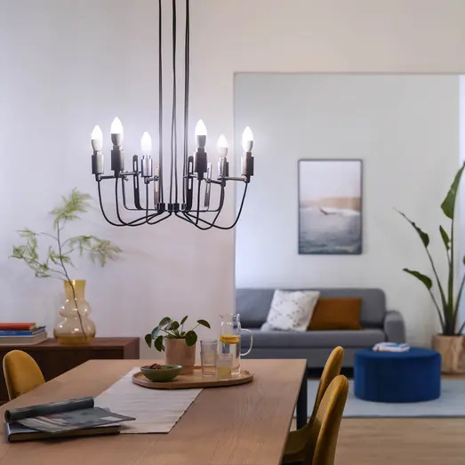 Philips Smart WiZ white LED pære E14 4,6W kerte mat