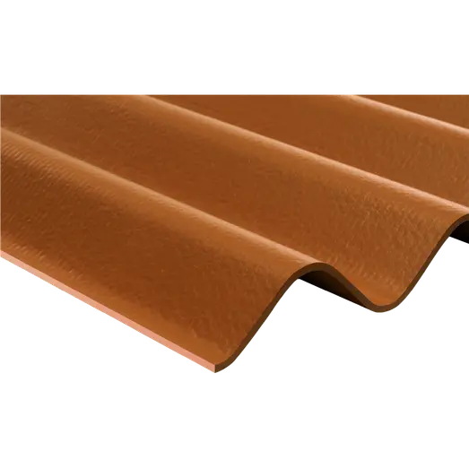 Swisspearl bølgeplade B6-S FK 1090x1180 mm teglrød