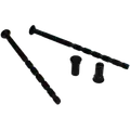 Jasa knækskrue M4x75 mm mat sort