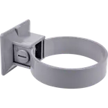 Plastmo rørholder 2 stk 75 mm grå