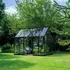 Halls ICON Planthouse 8 13 m² sort m/3 mm hærdet glas og fundament