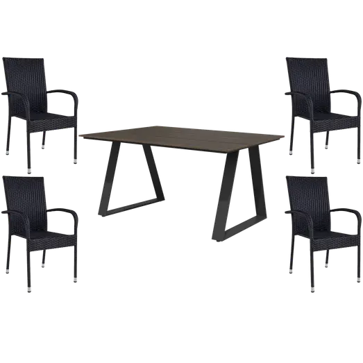 Girona havemøbelsæt Nordsø stole