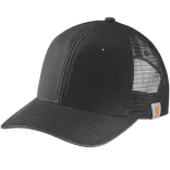 Carhartt canvas mesh back kasket sort