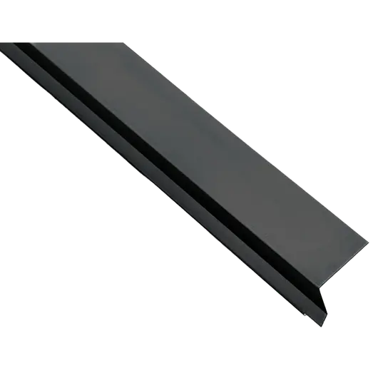 Icopal alu-skotrendefod 1F sort 1 m