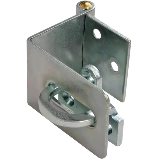 PN hængelås overfald med buk 42 mm elforzinket