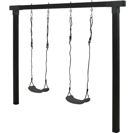 PLUS Cubic gyngestativ m/2 gynger sort m/sorte beslag