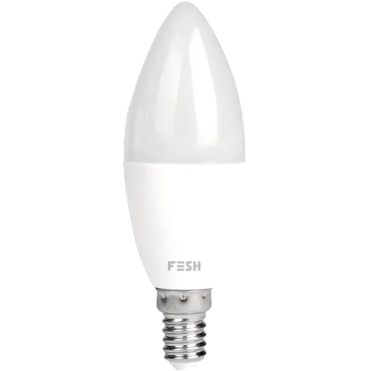 FESH LED kertepære kold/varm E14 5W Ø37 mm hvid