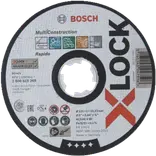 Bosch X-Lock skæreskive Multi Material lige 125x1 mm