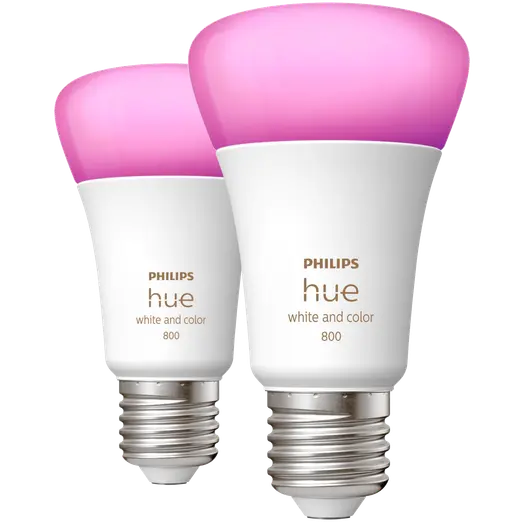 Philips Hue White and color ambiance dobbeltpakke E27 LED