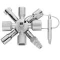 Knipex TwinKey® styreskabsnøgle - 10 profiler