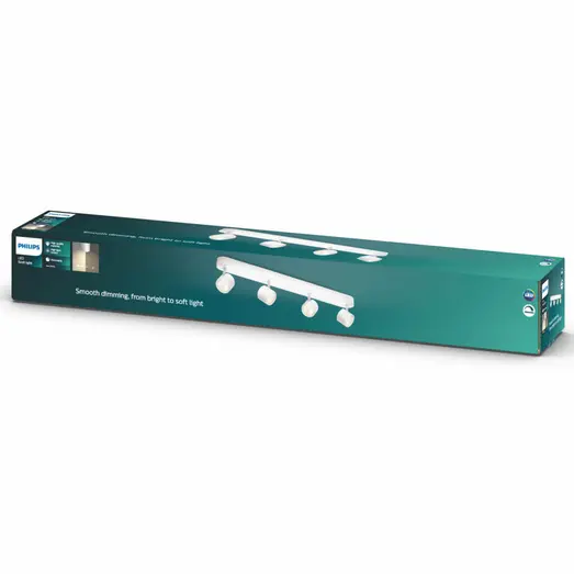 Philips Star LED spot 4x4W hvid