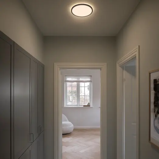 Nordlux Oja 29 LED plafond IP20 3000/4000K sort
