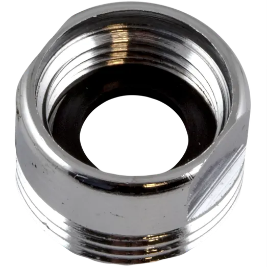 Overgang 1/2"x3/4" krom