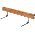 PLUS Ryglæn til Basic Junior bord/bænkesæt 118 cm ThermoWood®