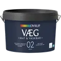 Dyrup væg 02 mat & vaskbar hvid 2,25 L