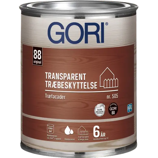 GORI 505 transparent træbeskyttelse transparent base 40 0,75 L