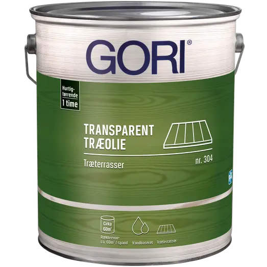 GORI 304 transparent træolie træterrasser ibenholt