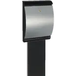 ME-FA postkasse Puffin (300) sort/galvaniseret