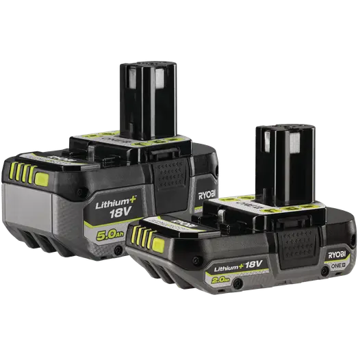Ryobi RB18252 18V ONE+ batterisæt 2,0 + 5,0 Ah batteri