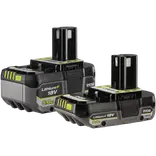 Ryobi RB18252 18V ONE+ batterisæt 2,0 + 5,0 Ah batteri