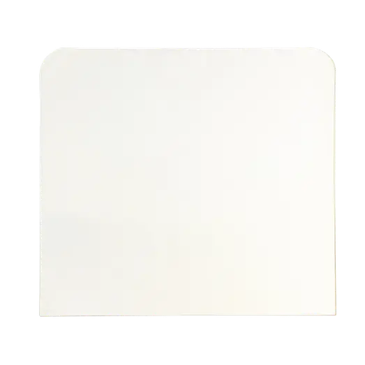 Morsø glasgulvplade kvadratisk m/logo og afrundet kant 100 x 100 cm