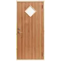 Kilsgaard udhusdør fyrretræ m/glas 92x948x2050 mm højrehængt