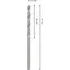 Bosch PRO Metal HSS-G-spiralbor, 2,5x30x57 mm