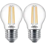 Philips Krone LED pære E27 40W 2 pack