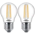 Philips Krone LED pære E27 40W 2 pack