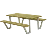 Plus Wega bord/bænkesæt 177 cm